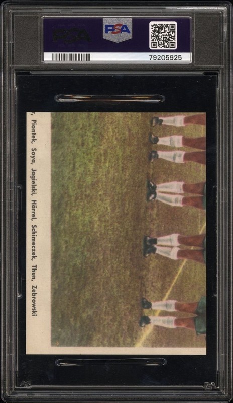 1965 Swedish Rekord Journal Soccer Bernt Wallin Pele PSA 3 VG view 2