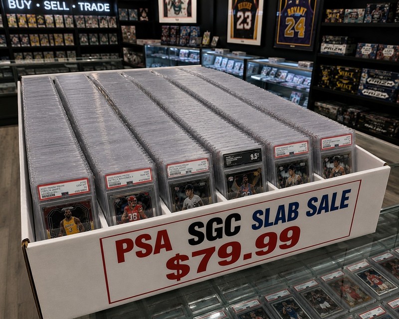 SPORTS CARDS FIRE SALE MYSTERY SLAB PACK BOX PSA SGC VINTAGE & NEW MLB NFL NBA