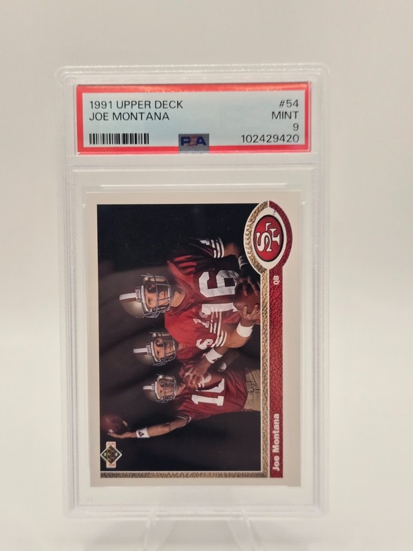 1991 Upper Deck - Joe Montana #54 PSA 9