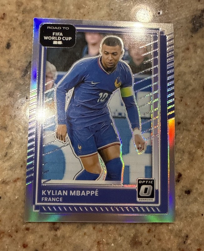 2025-26 Panini Donruss Optic Road to FIFA World Cup Kylian Mbappe #145 Holo