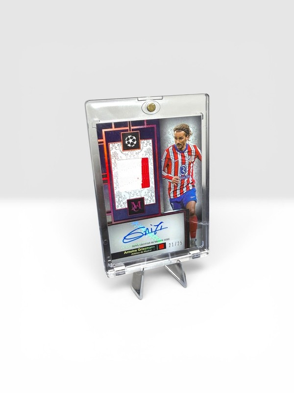  2024-25 Topps Museum UCC Antoine Griezmann Match-Worn Patch Auto /25 Athletico