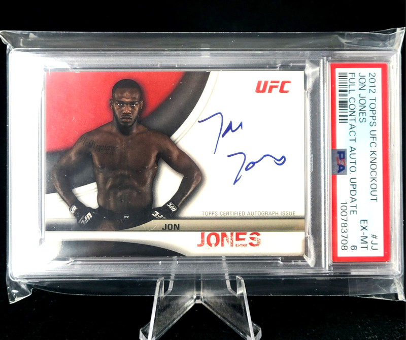 2010 Topps UFC Knockout Full Contact JON JONES Autograph 1st On Card? 
