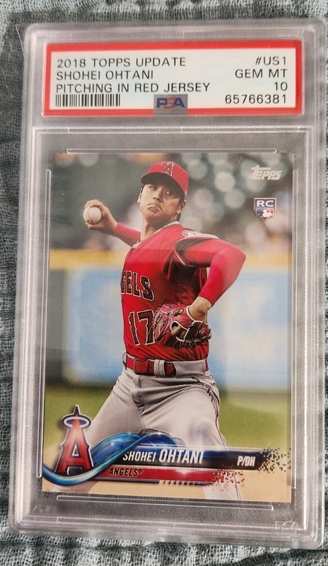 Shohei Ohtani Rookie PSA 10 2018 TOPPS UPDATE #US1 SHOHEI OHTANI