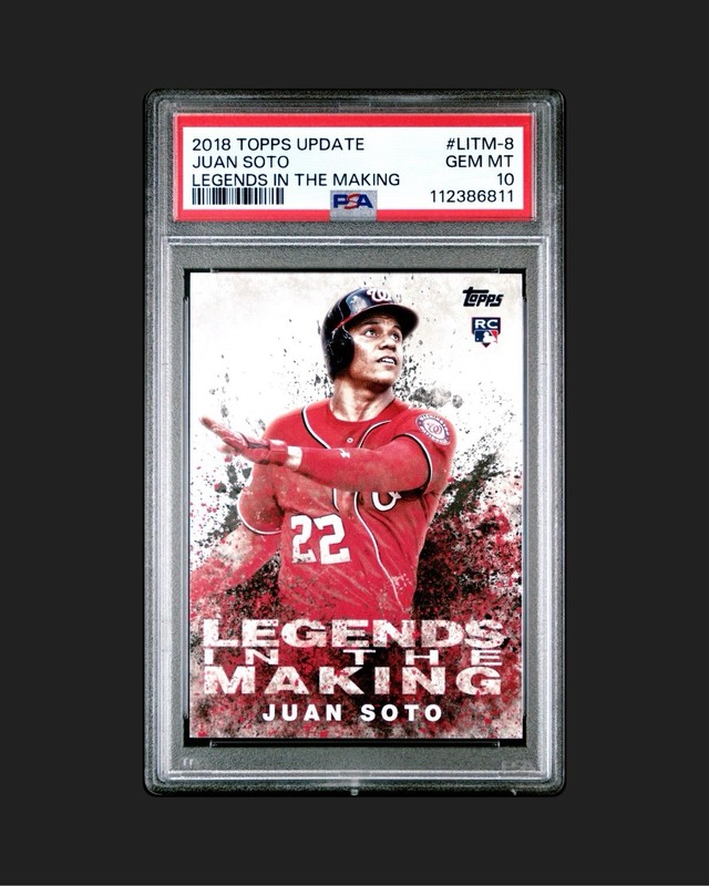 2018 Topps Update Juan Soto PSA 10 Legends In The Making (RC)