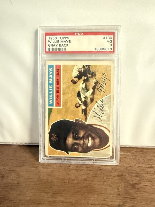 Topps 1956 Willie Mays #130 PSA 3