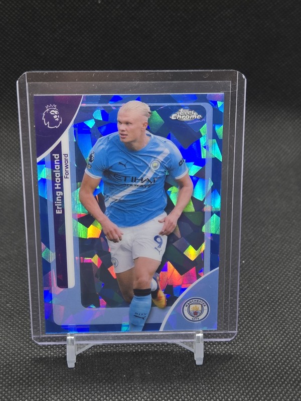 2025-26 Topps Chrome Sapphire Edition Premier League #125 Erling Haaland