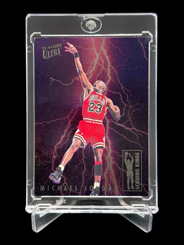 1993 Fleer Ultra MICHAEL JORDAN SCORING KINGS SSP INSERT 5 OF 10 HOLO🔥RARE🔥