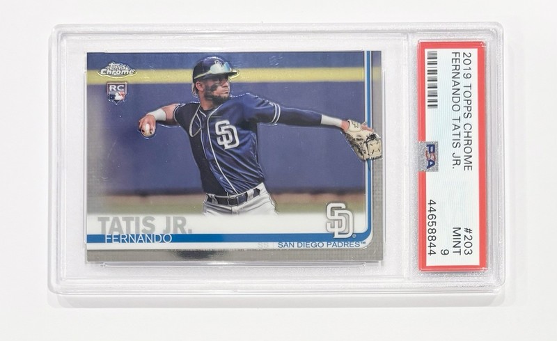 2019 Topps Chrome Fernando Tatis Jr #203 PSA 9 Mint Rookie RC San Diego Padres