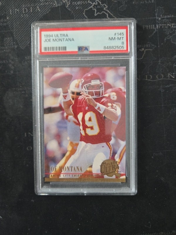 1994 Ultra #145 Joe Montana Psa 8 NM-MT