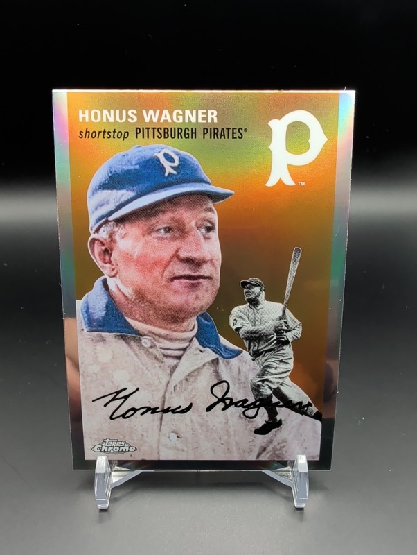 2023 Topps Chrome Platinum Anniversary - Honus Wagner #324 Refractor view 1