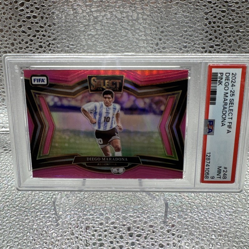 2024-25 Panini Select FIFA Pink Field Level Diego Maradona /59