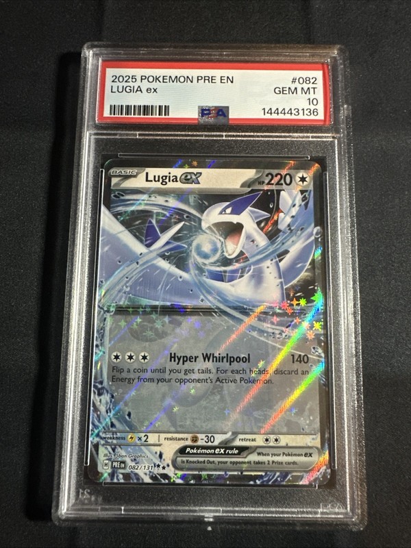 Pokemon - 2025 POKEMON PRE EN-PRISMATIC EVOLUTIONS #082 LUGIA EX PSA 10