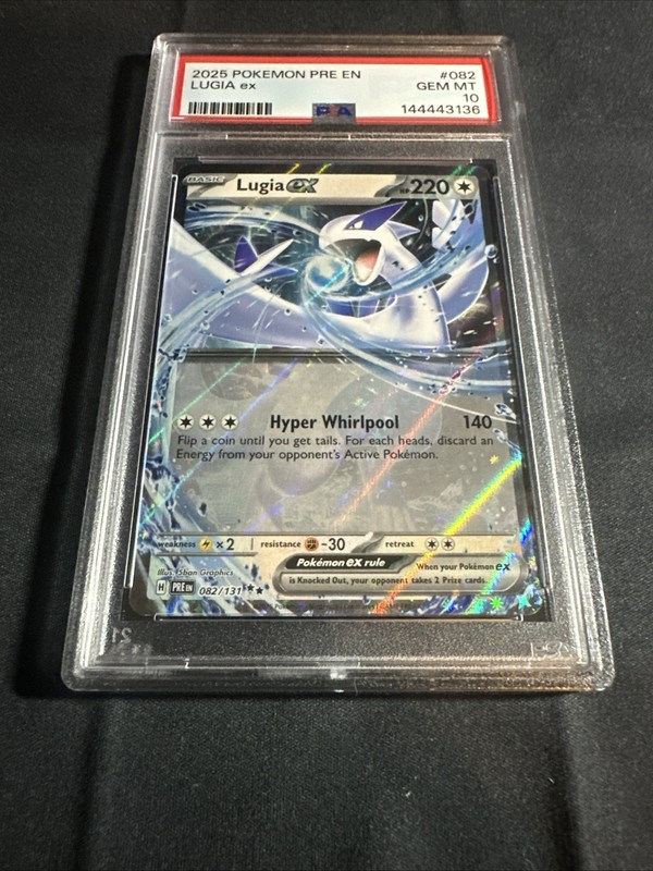 Pokemon - 2025 POKEMON PRE EN-PRISMATIC EVOLUTIONS #082 LUGIA EX PSA 10 view 2