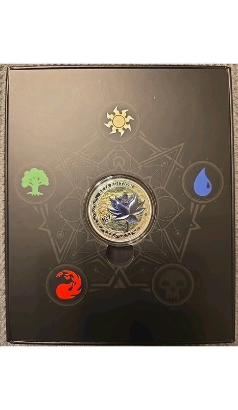2024 Samoa Magic The Gathering Black Lotus Beta 1oz Silver Coin