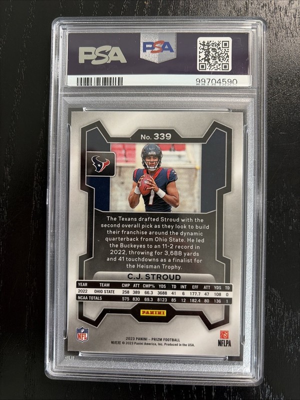 2023 Panini Prizm - Rookies C.J. Stroud #339 (RC) view 2