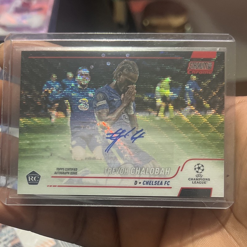 Topps Stadium Club Chrome Trevoh Chalobah Chelsea FC UCL CA-TC Auto RC