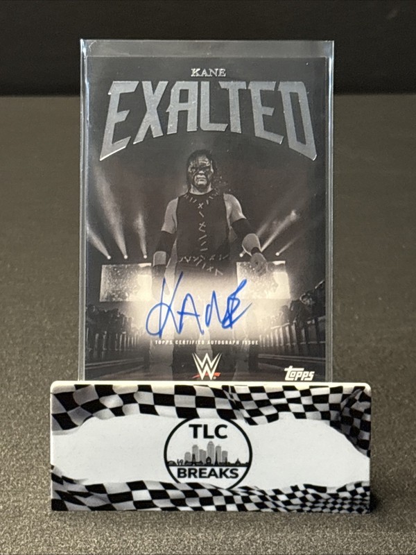 2025 Topp Exalted WWE Exalted Black White Autographed BWS-KNE view 2