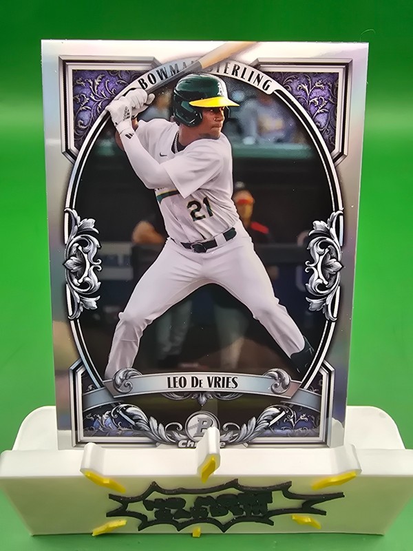2026 Bowman Chrome Leo De Vries Bowman Sterling - NUMBER TWO PROSPECT!