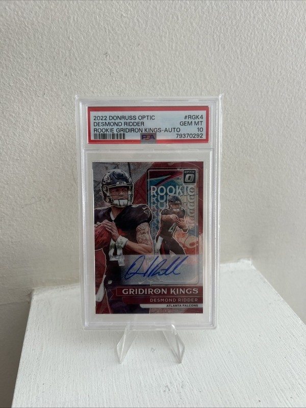2022 Donruss Optic Desmond Ridder RC Auto PSA 10 84/99 Cincinnati Bearcats/ATL