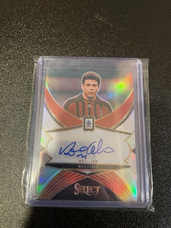 2024-25 Panini Select Serie A Ronaldo R9 Auto AC Milan