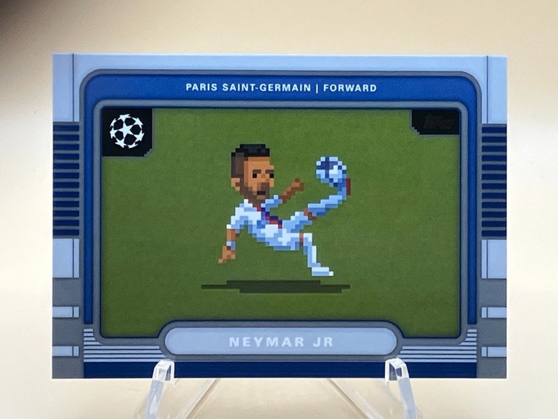 2025-26 Topps UEFA Club Competitions Neymar Jr #8B-6 8-Bit Shots