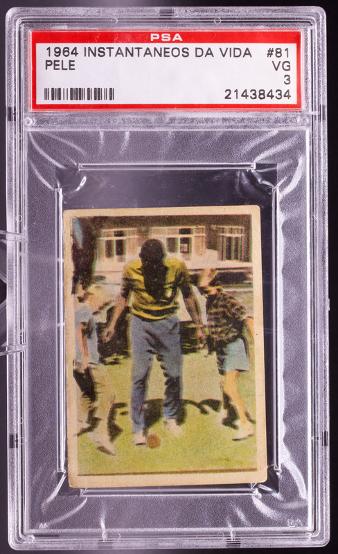 1964 Instantaneos Da Vida #81 Pele PSA 3 VG 1958 World Cup Brazil Soccer Card