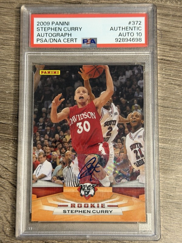 2009-10 Panini - Rookie Stephen Curry #372 (RC) Autographed