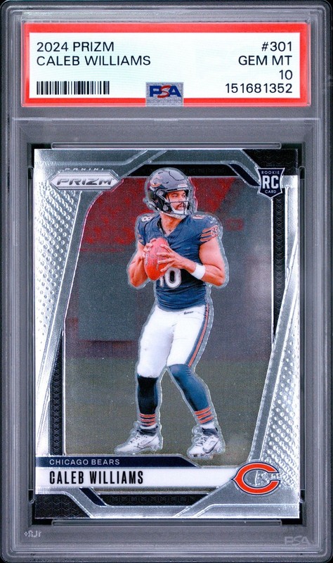 2024 Panini Prizm - Rookies Caleb Williams #301 (RC) PSA 10