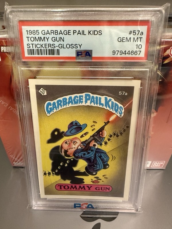 1985 Garbage Pail Kids Series 2 OS2 TOMMY GUN 57a Glossy PSA 10