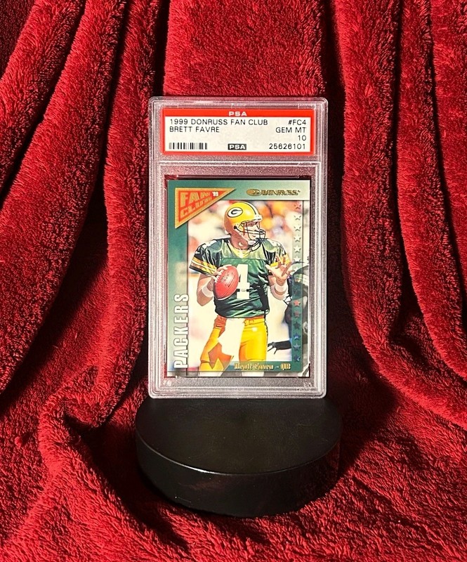 BRETT FAVRE 1999 DONRUSS FAN CLUB #FC4 PACKERS HOF PSA 10 🔥 GEM MINT