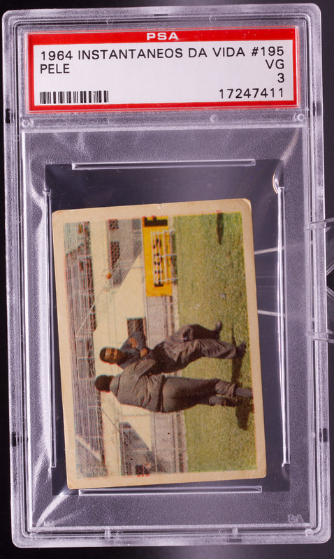 1964 Instantaneos Da Vida #195 Pele PSA 3 VG Fitness Training Brazil Soccer
