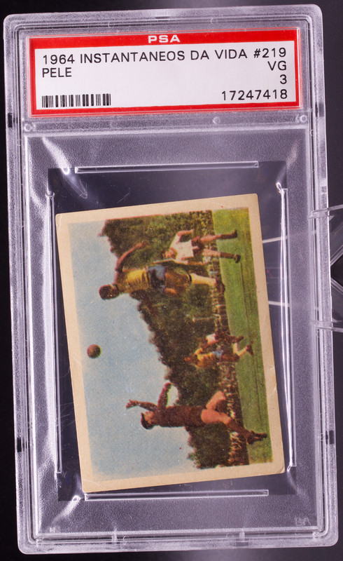 1964 Instantaneos Da Vida #219 Pele PSA 3 VG Portugal Brazil Soccer Card