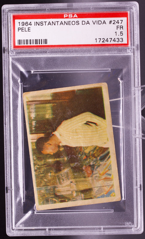1964 Instantaneos Da Vida #247 Pele PSA 1.5 Fair Santos Trophy Room Soccer