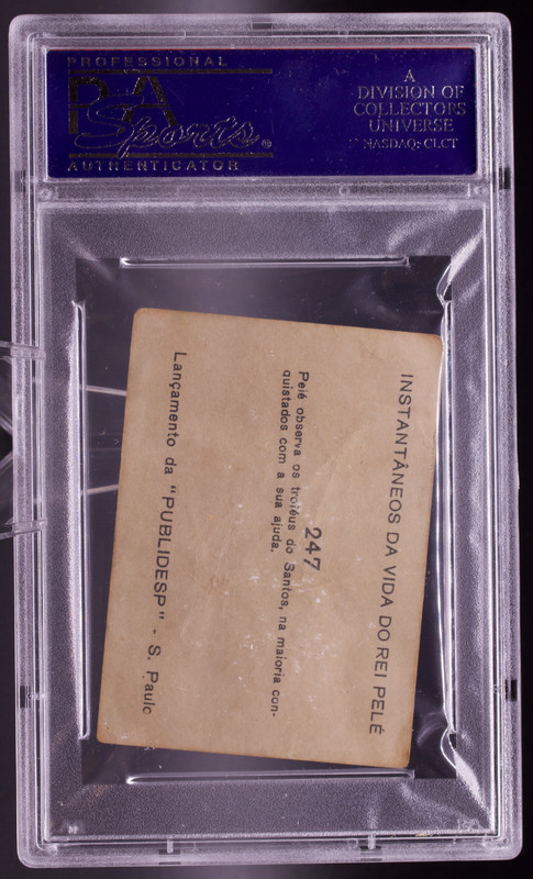 1964 Instantaneos Da Vida #247 Pele PSA 1.5 Fair Santos Trophy Room Soccer view 2