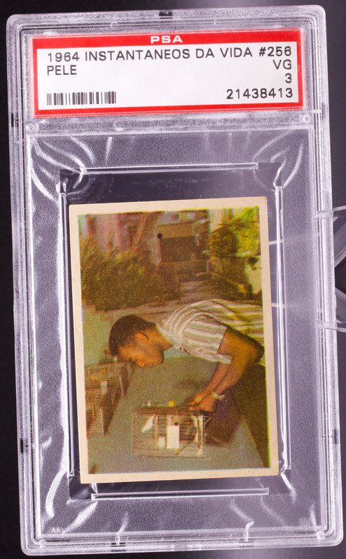 1964 Instantaneos Da Vida #256 Pele PSA 3 VG Canary Bird Brazil Soccer Card