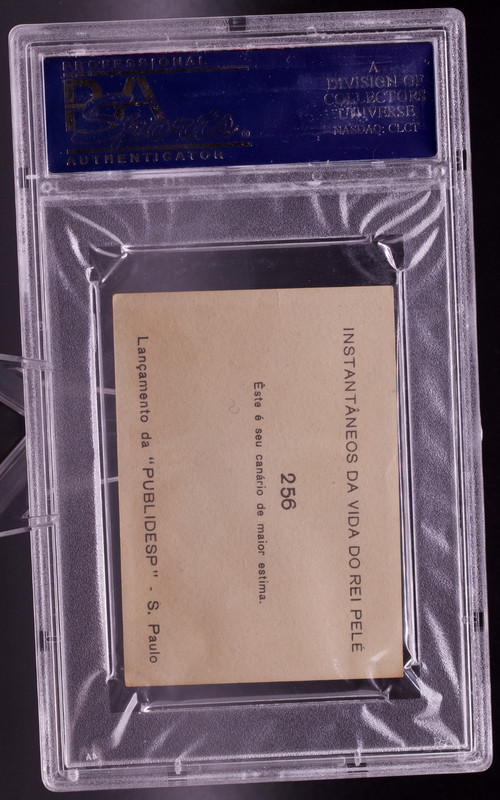 1964 Instantaneos Da Vida #256 Pele PSA 3 VG Canary Bird Brazil Soccer Card view 2