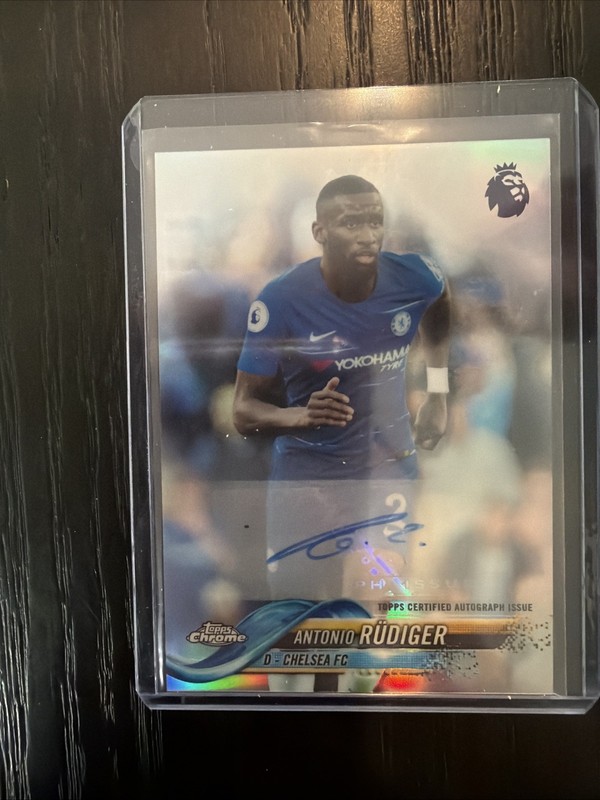 ANTONIO RUDIGER - 2018-19 Topps Chrome Premier League Auto  Chelsea Germany