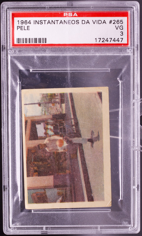 1964 Instantaneos Da Vida #265 Pele PSA 3 VG Street Playing Boys Soccer Card