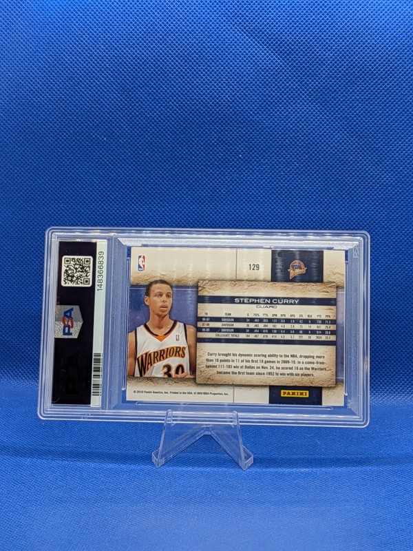 2009-10 Panini Studio - Rookie Stephen Curry #129 (RC) view 2