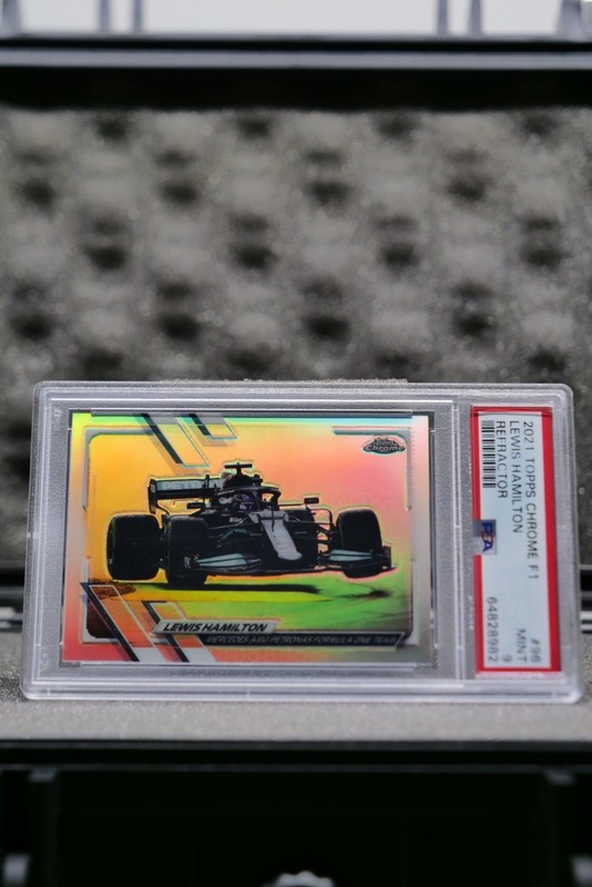2021 Topps Chrome Lewis Hamilton PSA 9 #96 Refractor