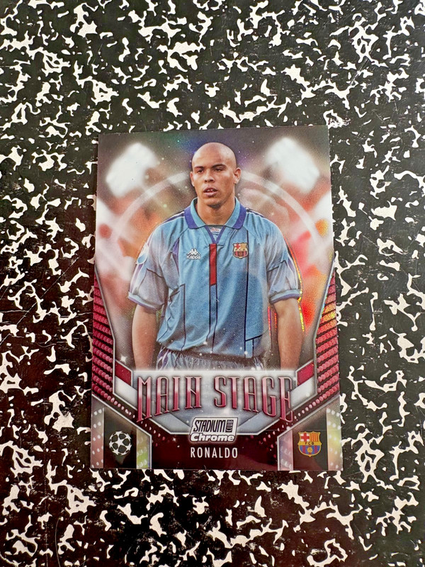 2023-24 Topps Chrome Stadium  UCC Barcelona Legend R9 Ronaldo Main Stage Brazil