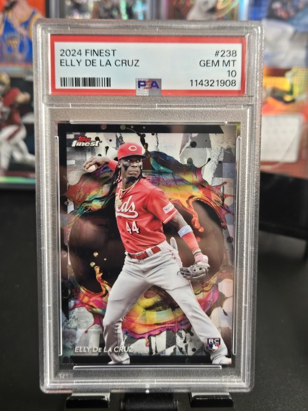 2024 Topps Finest - Rare Elly De La Cruz #238 (RC) PSA 10 Reds