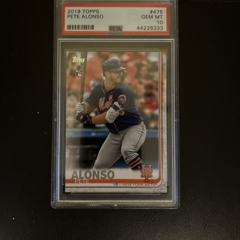 2019 Topps Pete Alonso #475 Rookie Card PSA 10 GEM MINT