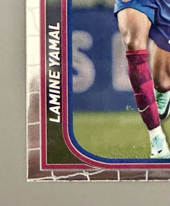 2023-24 Topps Chrome Merlin UEFA Lamine Yamal RC Rookie #27 Barcelona view 2