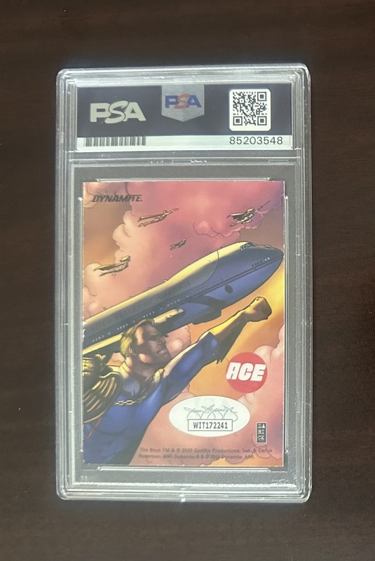 2020 The Boys Homelander Antony Starr Auto One of One 1/1 PSA Signed Authentic view 2