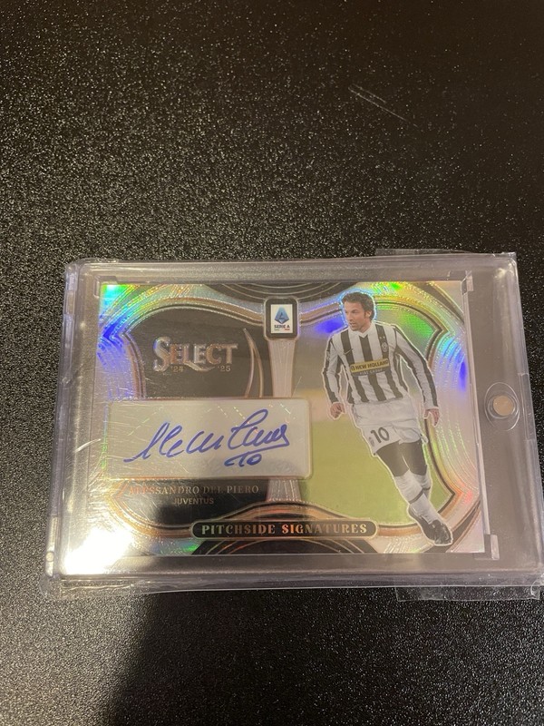 2024-25 Panini Select Serie A Alessandro Del Piero Auto Juventus