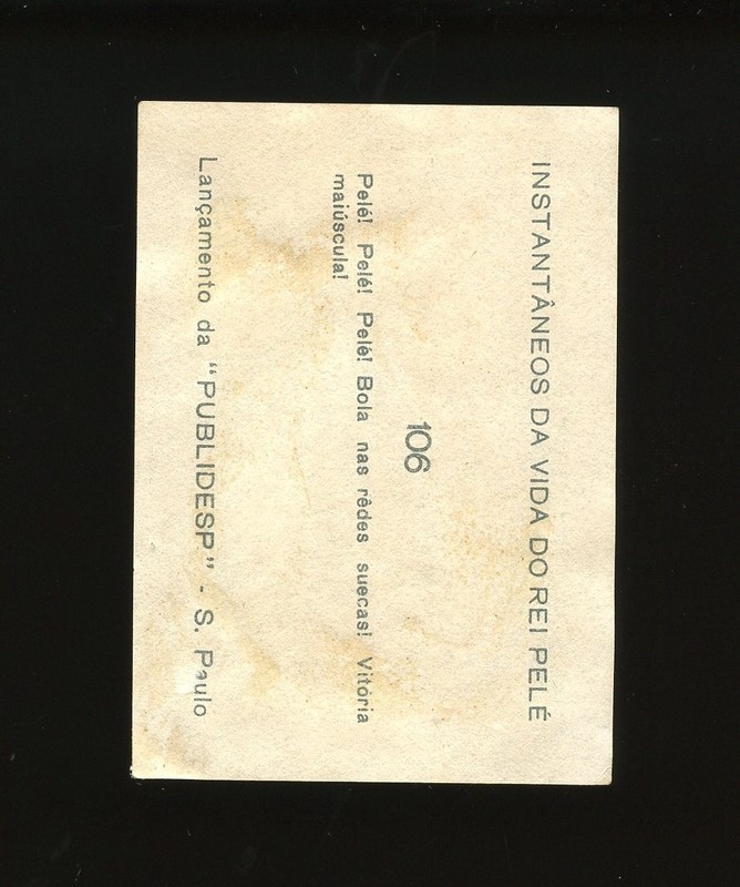 1964 Instantaneos Da Vida Do Rei Set-Break #106 Pele LOW GRADE *GMCARDS* view 2