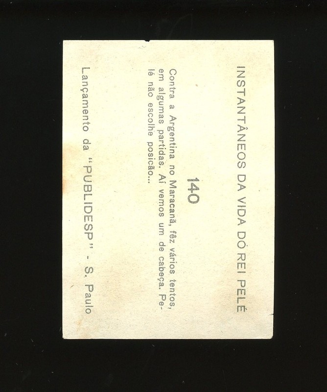 1964 Instantaneos Da Vida Do Rei Set-Break #140 Pele LOW GRADE *GMCARDS* view 2
