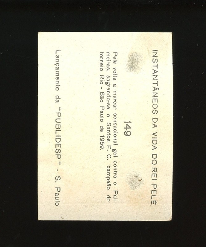 1964 Instantaneos Da Vida Do Rei Set-Break #149 Pele LOW GRADE *GMCARDS* view 2