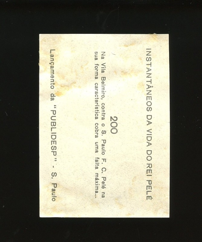1964 Instantaneos Da Vida Do Rei Set-Break #200 Pele LOW GRADE *GMCARDS* view 2
